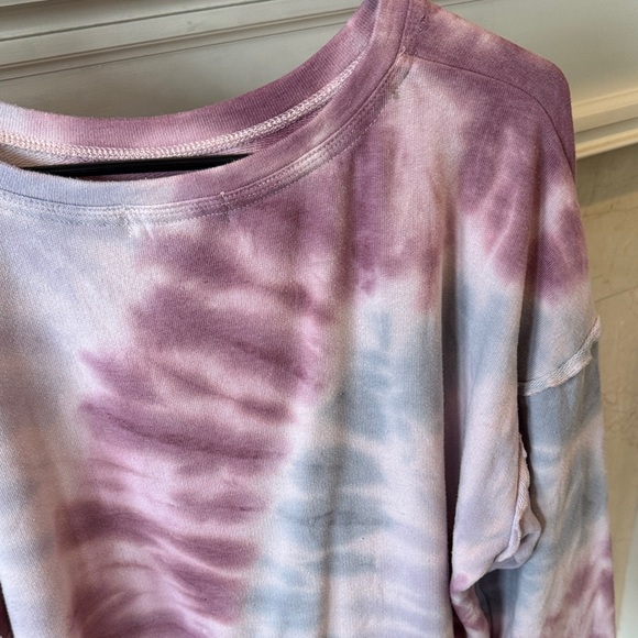 Knox Rose Purple and Gray Tie-Dye Sweatshirt size XL.  Listing #9161 - Picture 8 of 11
